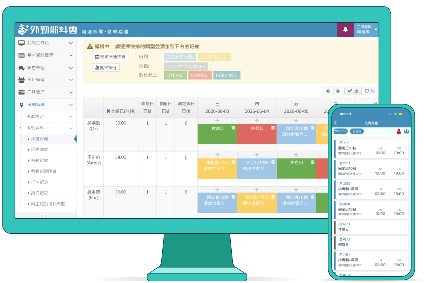 外勤筋斗雲 批發零售 營運分析
