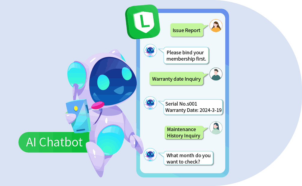 ServiceJDC Maintenance Management AI chatbot