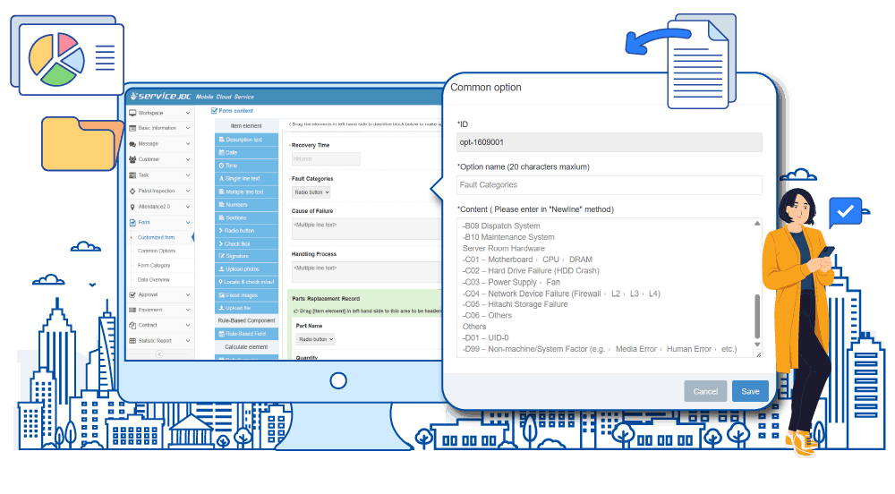 servicejdc- e-form automated data entry